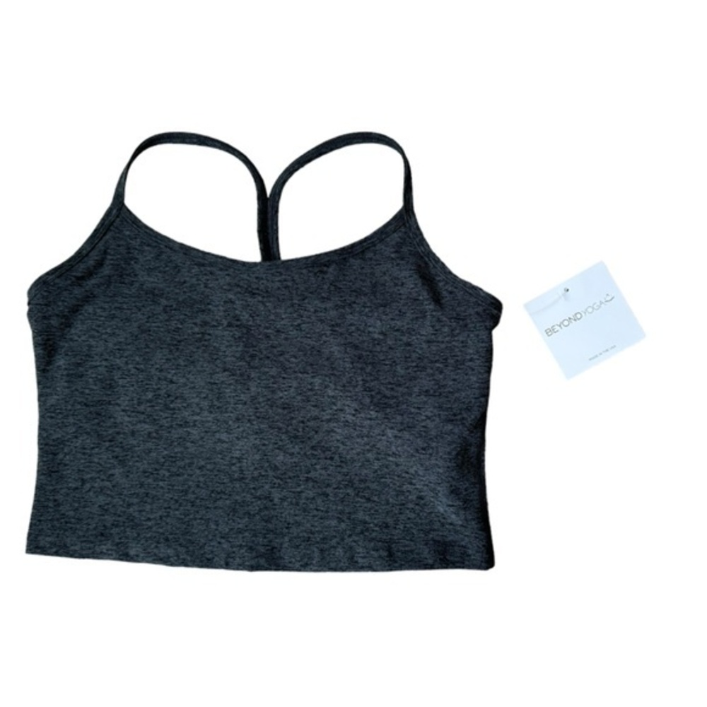 New Beyond Yoga Spacedye Slim Racerback Cropped Tank XL